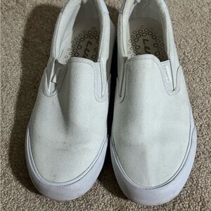 Lugz White Slip-On Sneakers